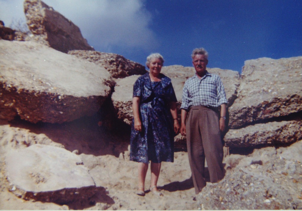 Quite a bit more recent this one - taken at Rock Folly, Sandbanks. We spent hours 'camping' in Rock Folly during holidays, sheltered from the wind with a primus stove we had access to sea and beach as we wanted. Now, sadly, no longer there.