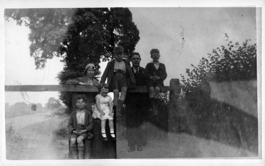 'Family Group' - pretty poor image, tried to tidy up but it might actually be two images 'patched' together
