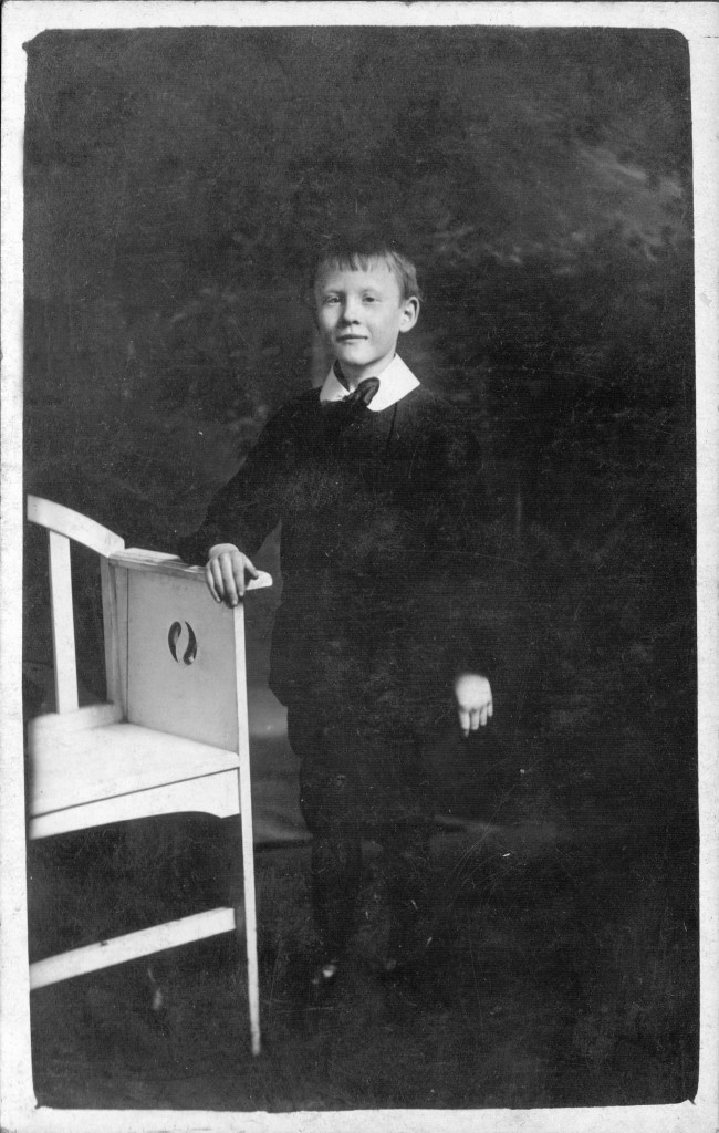 'Formal portrait of young boy'