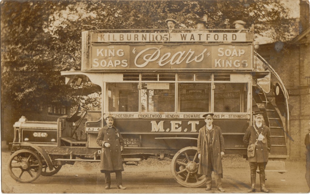 Omnibus post card photograph