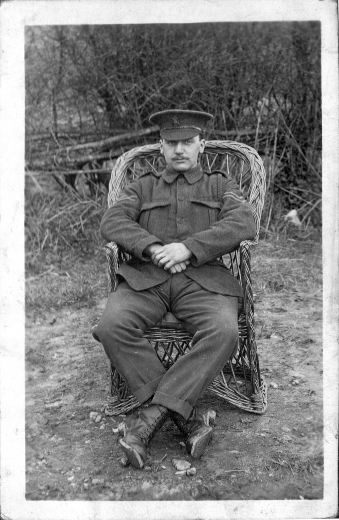 I don't think this reclining corporal is Arthur, he looks a little too old perhaps?