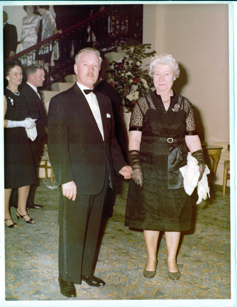 Arthur & Alice foreground with Joe & Kath background - probably Masonic do?