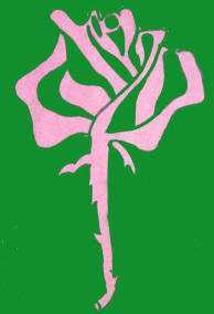 Cut-out rose
